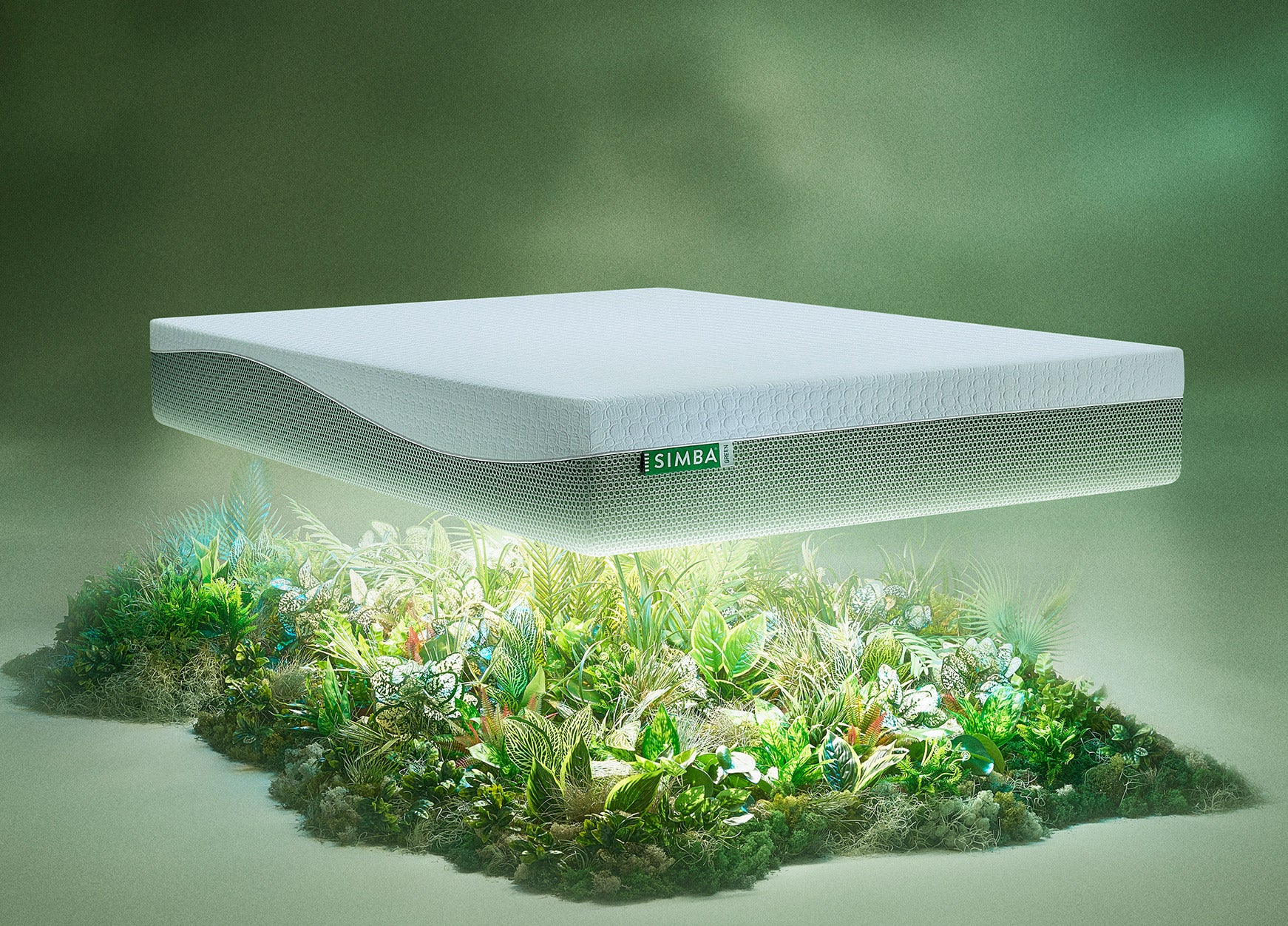 The Simba® Green Hybrid Rush Mattress